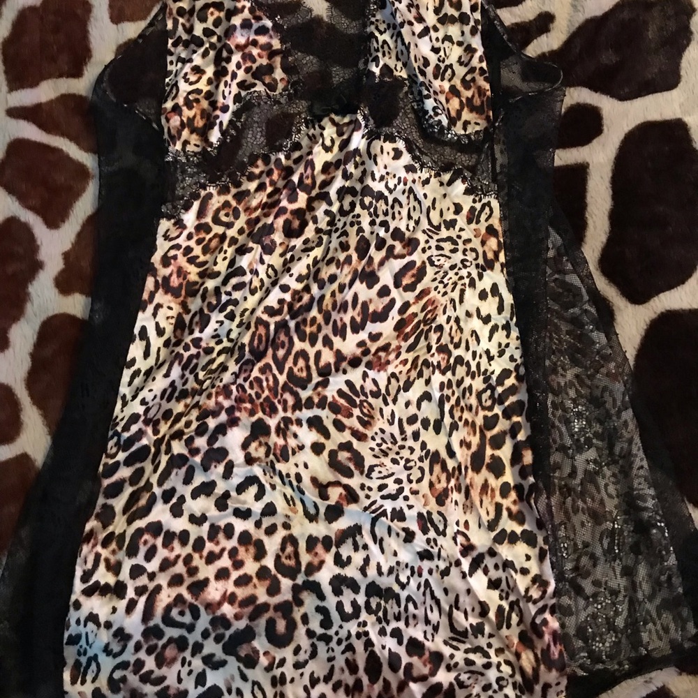 Beautiful Victoria's Secret Animal Print Chemise